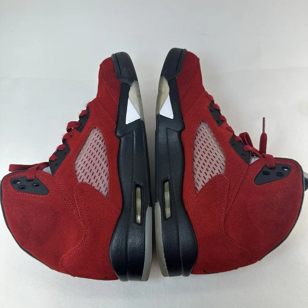 Nike Air Jordan 5 Retro Raging Bull Red 2021 DD0587-600 Men's Size 11 Pre-Owned